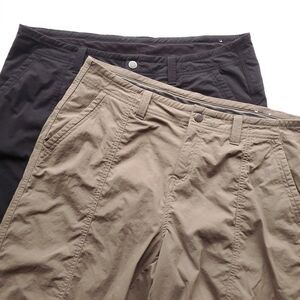 Royal Robbins Discovery Shorts Lot of 2 Size 14 Black Tan Outdoor Casual Travel
